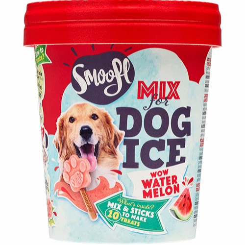 Smoofl Dog Ice Mix, 160 G, M. Vannmelon