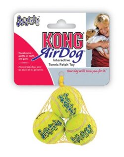 Kong Airdog Squeaker Tennsiball 3Pack Xs 4Cm