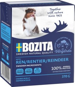 Bozita Naturals Reindeer 370Gr 6-Pack Tetra