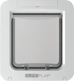 Sureflap Kattedør Xl T.Chip Hvit