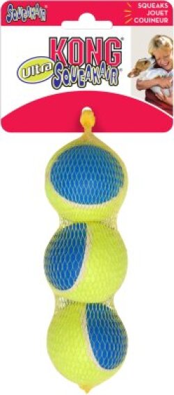 Kong Airdog Squeaker Ultra 3Pack M Ø7Cm