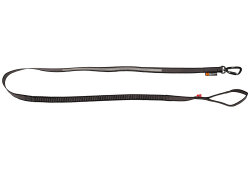 Touring bungee leash, unisex, black/grey, 2.8m/23m