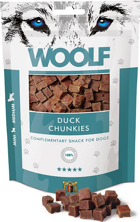 Woolf Duck Chunkies 100G