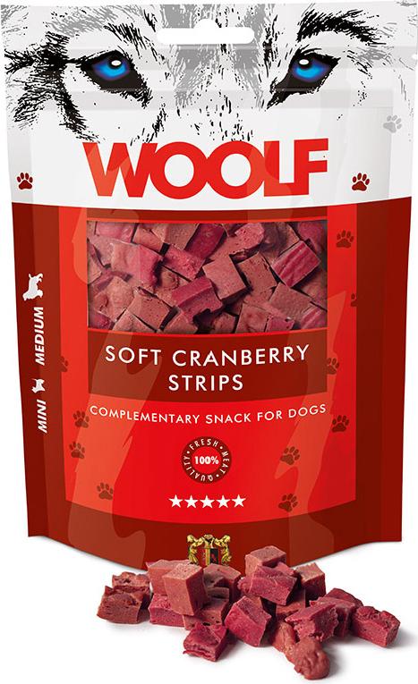 Woolf Soft Blueberry Strips 100G