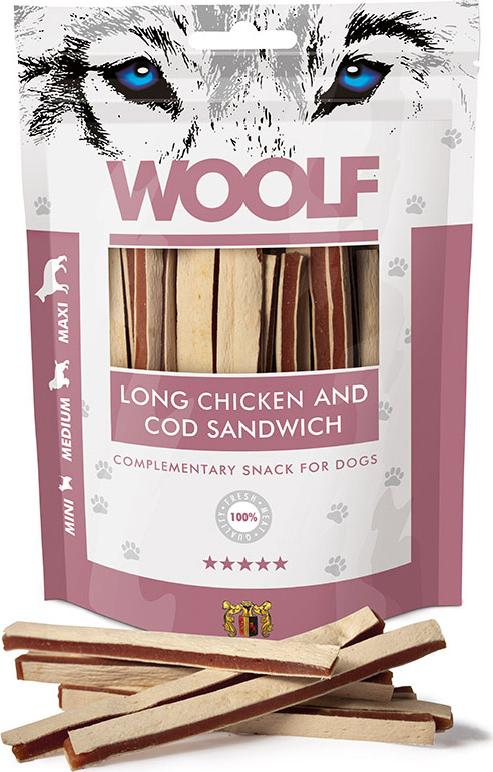 Woolf Chicken And Cod Sandwich 100G