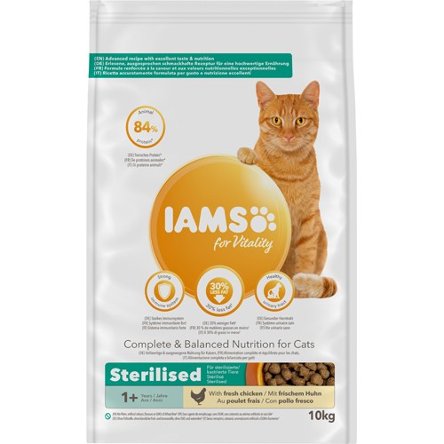 Iams Cat Vitality Adult Sterilised 10 kg