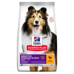 Hills SP Canine Adult Sen.Stomach&Skin Medium Chic