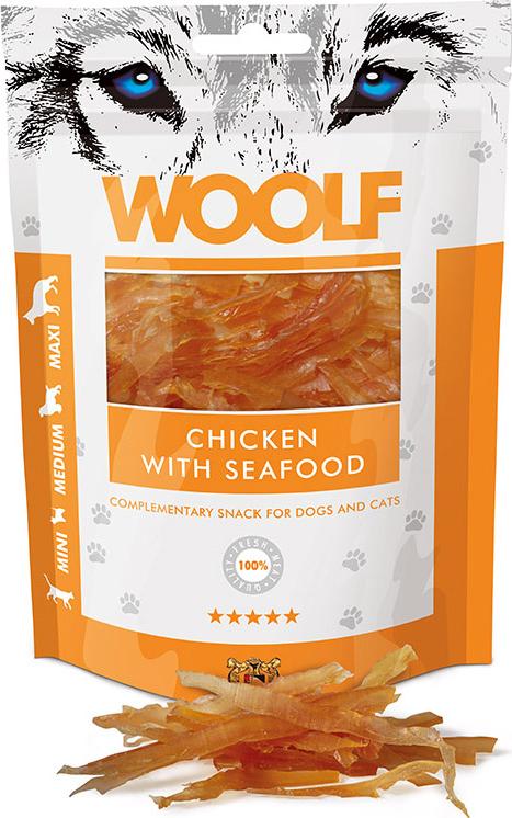 Woolf Chicken And Seafood 100G