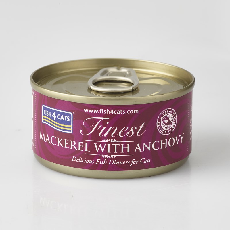 F4D Cats Wet Mackerel Anchovy 70 g