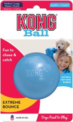 Kong Puppy Ball Medhål M/L Ø7,5Cm