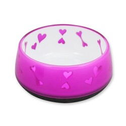 Hundeskål Pet Love Bowl Rosa 900Ml Tung Bunn