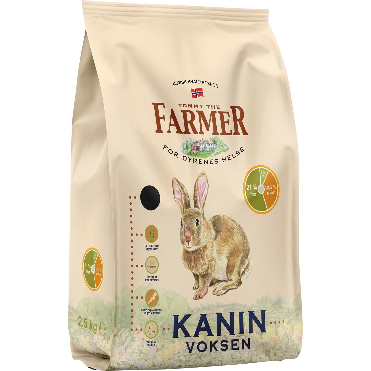 Farmer Kanin Voksen 2,5Kg