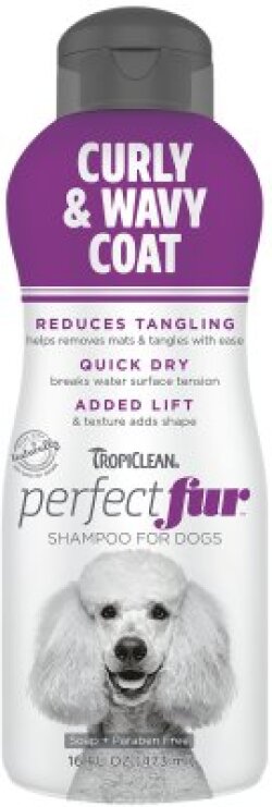 Tropiclean Perfect Fur Curly & Wavy Coat Shampoo 4