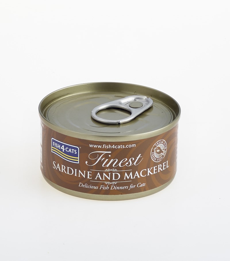 F4D Cats Wet Sardine and Mackerel 70 g