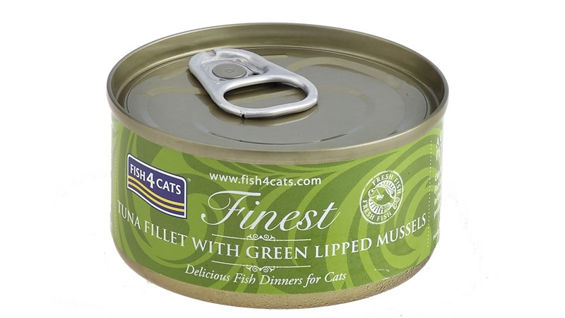 F4D Cats Wet Tuna Green Lipped Mussel 70 g