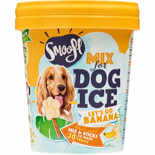 Smoofl Dog Ice Mix, 160 G, M. Banan