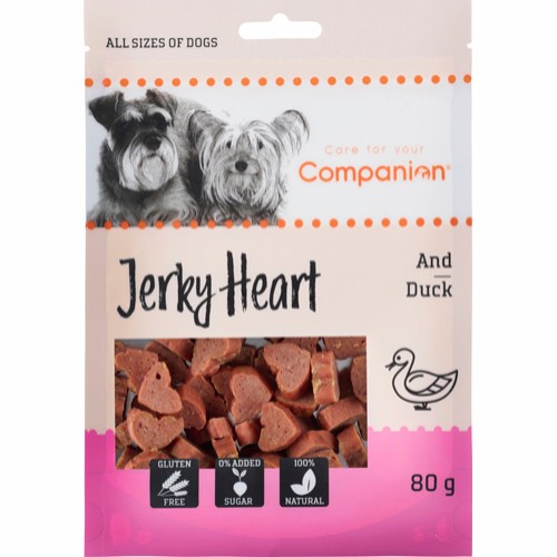 Companion Duck Jerky Heart, 80G