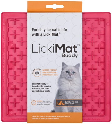 Lickimat Cat Buddy Rosa 20X20