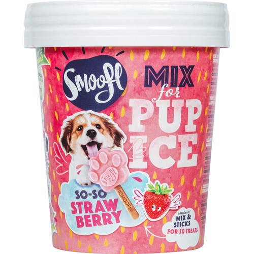 Smoofl Puppy Ice Mix, 160 G, M. Jordbær